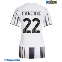 Camisa de Futebol Juventus Weston McKennie #22 Equipamento Principal Mulheres 2025-26 Manga Curta